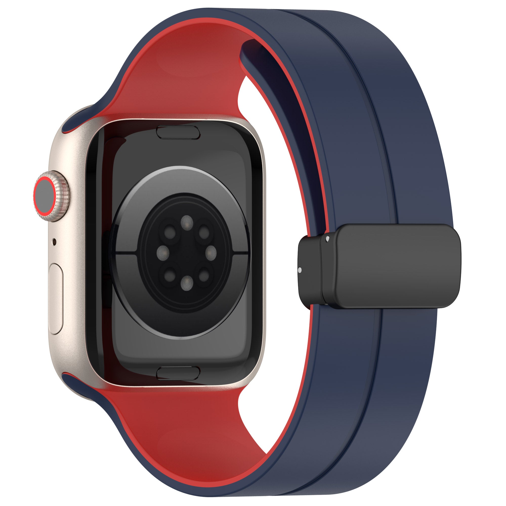 For Apple Watch Ultra 49mm Series 8 7 45mm 6 5 4 SE SE (2022) 44mm 3 2 1 42mm Silicone Watch Band Magnetic Buckle Wrist Strap For Apple Watch Ultra 49mm Series 8 7 45mm 6 5 4 SE SE (2022) 44mm 3 2 1 42mm Silicone Watch Band Magnetic Buckle Wrist Strap